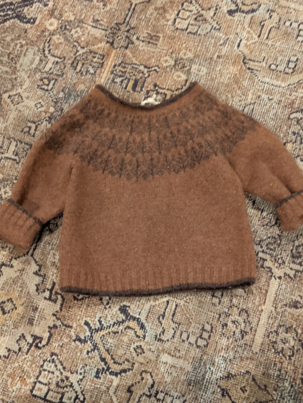 Cozy Baby Patterned Kids Sweater